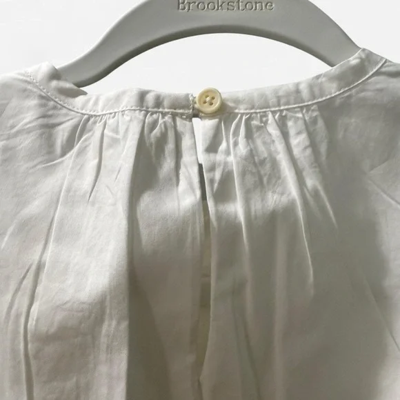 Crewcuts Kids White Sleeveless Dress with Stripes - Picture 4 of 4